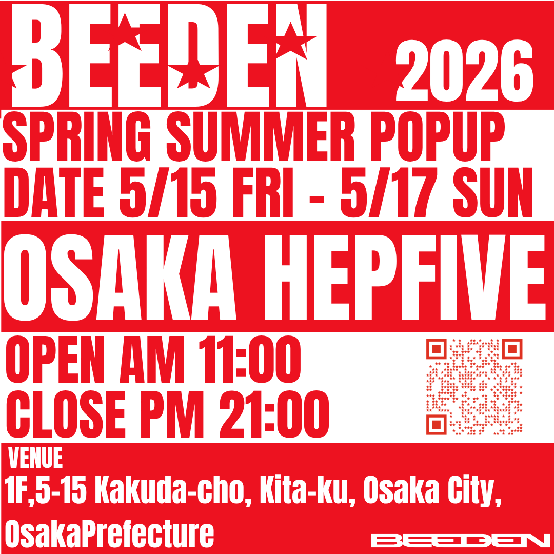 2026 S/S COLLECTION OSAKA POPUP STORE – BEEDEN