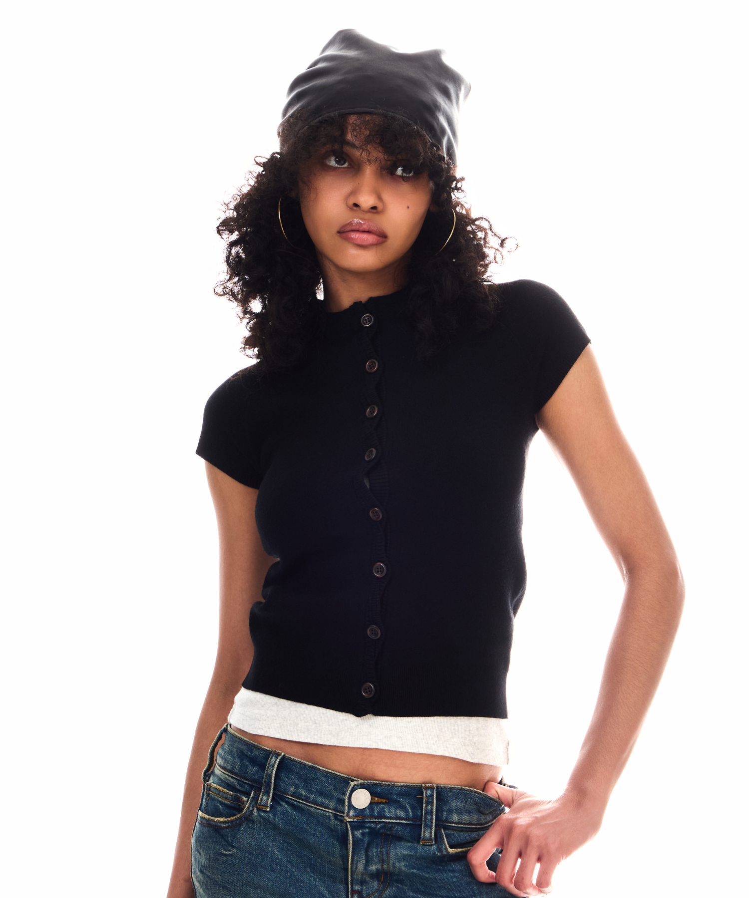 CLANE(クラネ)｜BASIC COMPACT COMPACT KNIT トップス KNIT TOPS