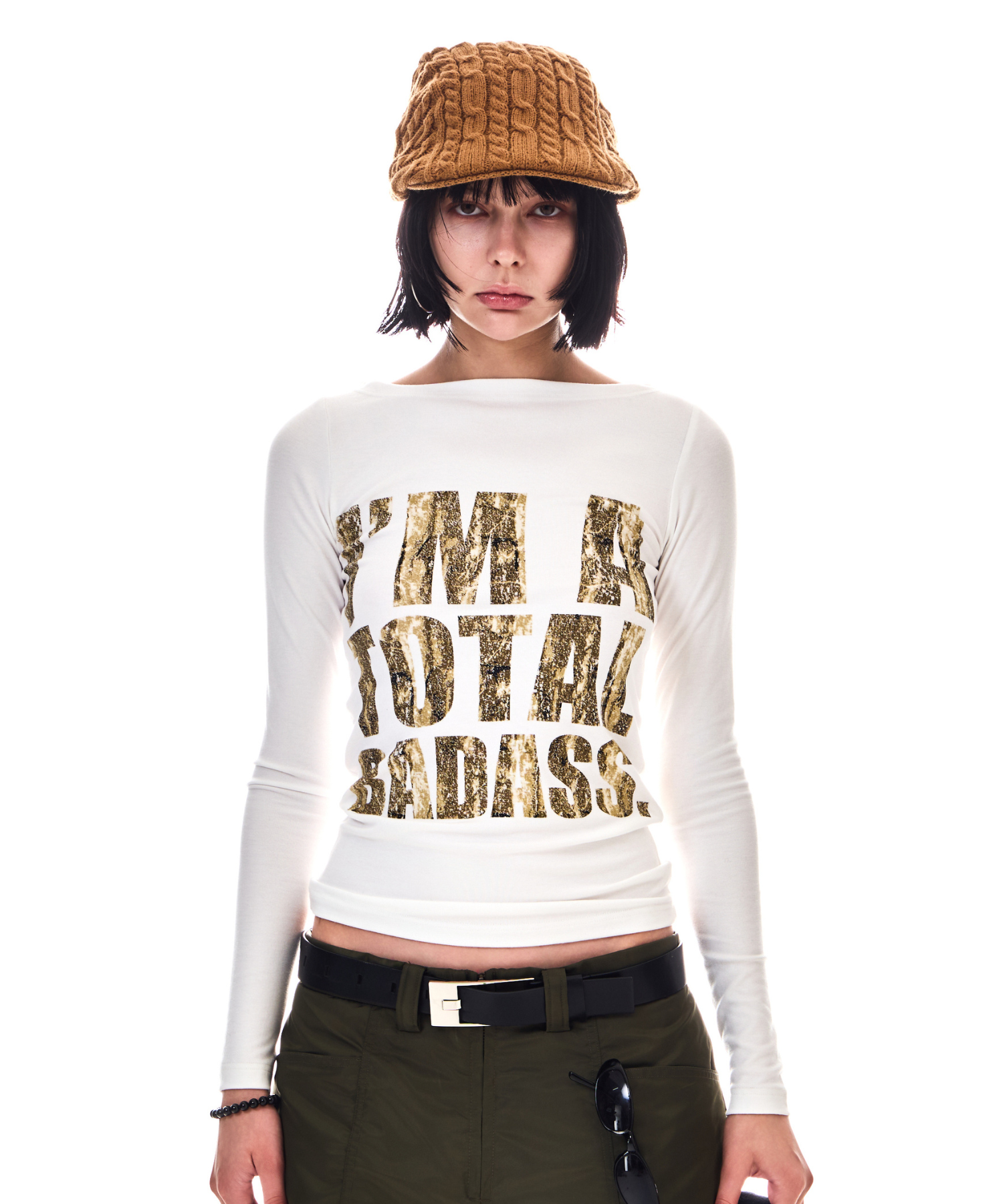 USED LIKE LOGO FIT L/S TEE – BEEDEN