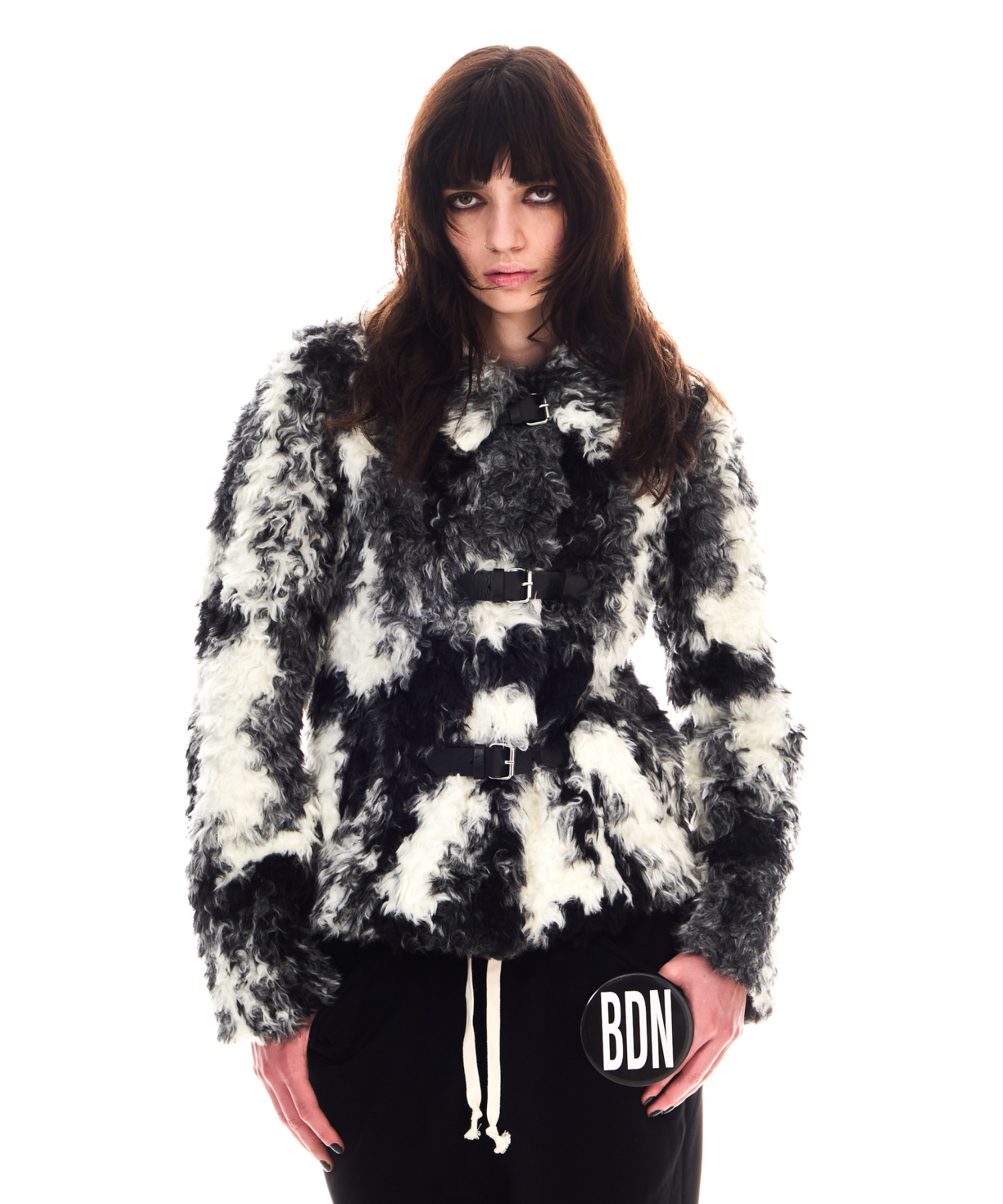 FAUX CURLY FUR JACKET – BEEDEN FAUX CURLY FUR JACKET – BEEDEN