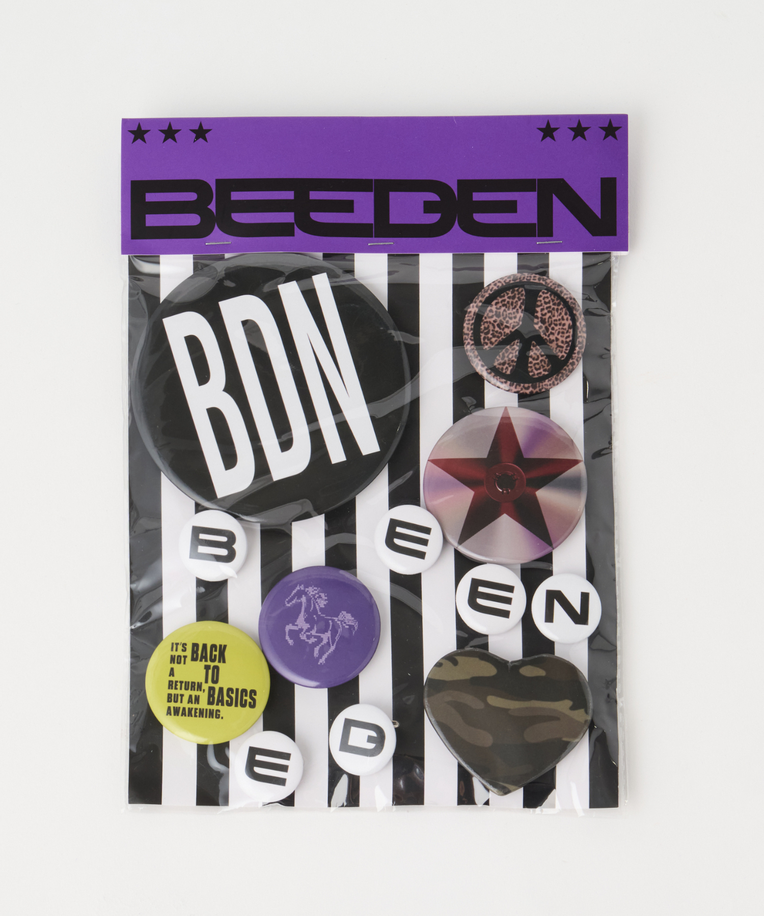 CAN BADGE 12 PIECES SET – BEEDEN