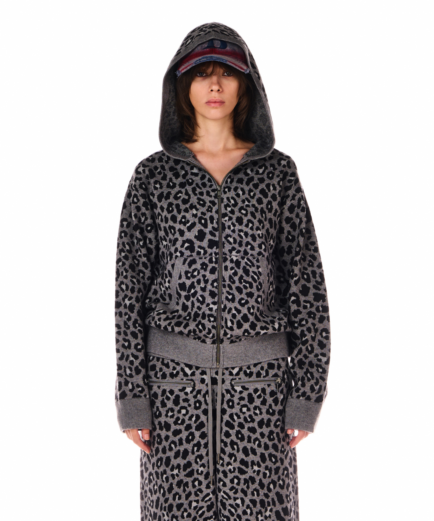 【美品】BEEDEN KNITJQLOOSEHOODIE beeden KNIT JQ LOOSE HOODIE