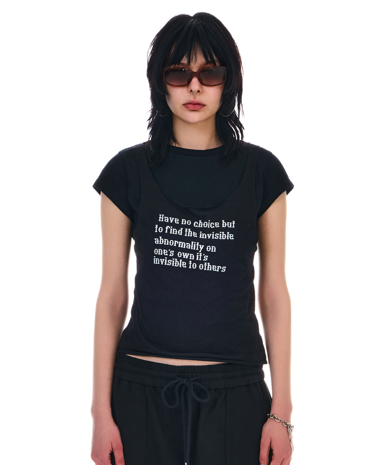 トップス BEEDEN BONE PRINT LAYERED LOGO TEE BONE PRINT LAYERED LOGO TEE – BEEDEN