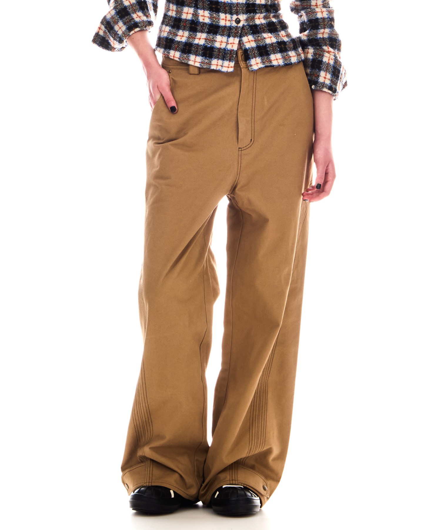 STITCH DESIGN LOOSE PANTS – BEEDEN