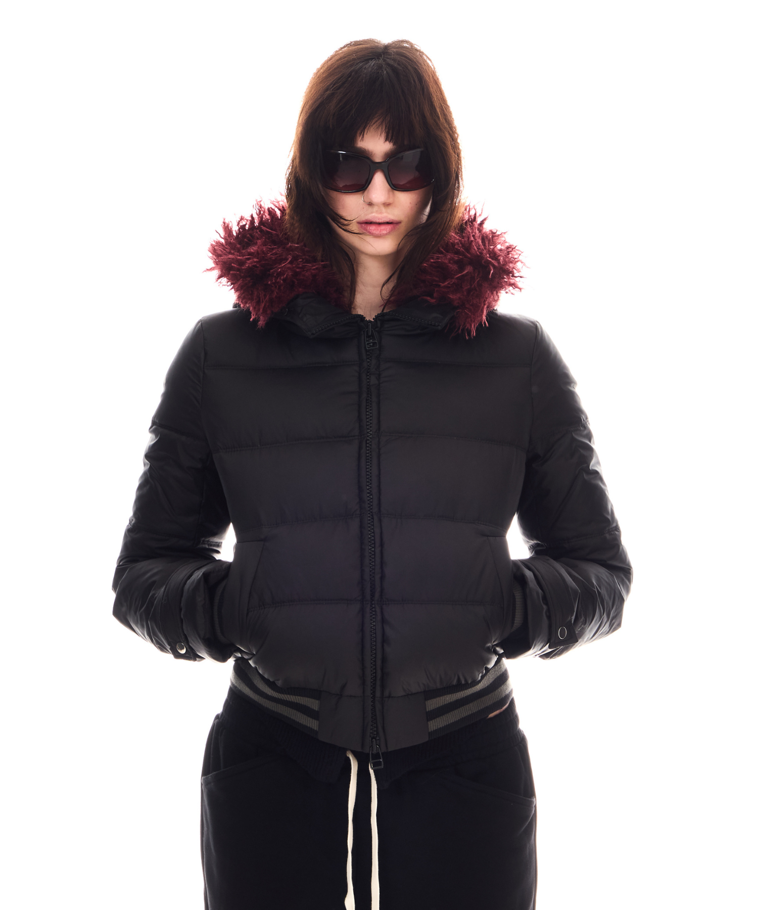 DETACHABLE FUR COMPACT PUFFER JACKET – BEEDEN DETACHABLE FUR COMPACT PUFFER JACKET – BEEDEN