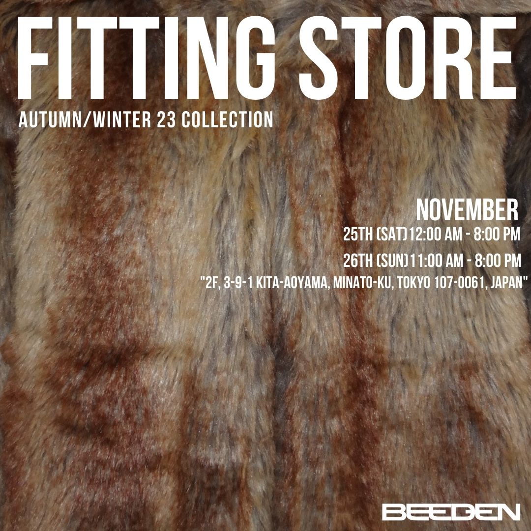 FITTING STORE  23AW COLLECTION
