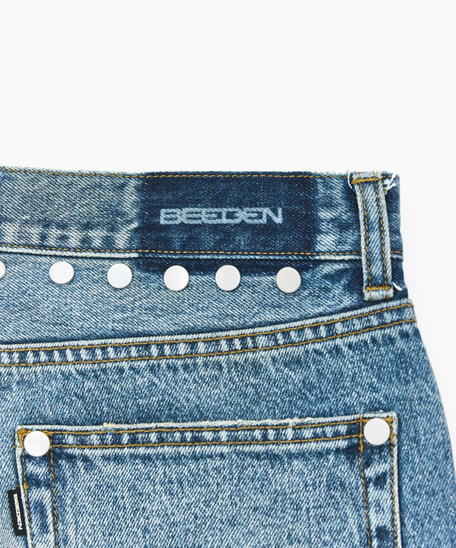 パンツ BEEDEN L STUDS SEMI LOOSE DENIM パンツ BEEDEN L STUDS SEMI パンツ BEEDEN L STUDS SEMI LOOSE DENIM パンツ BEEDEN L STUDS SEMI
