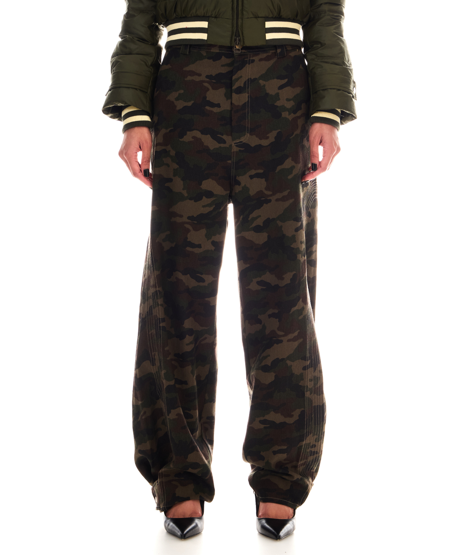 STITCH DESIGN LOOSE PANTS – BEEDEN