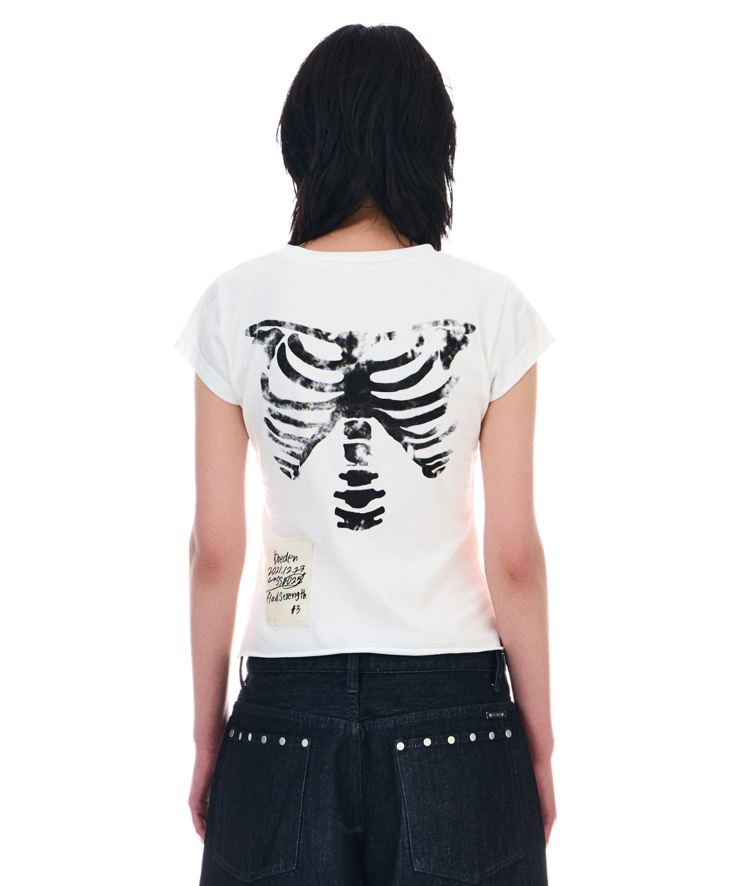 BONE PRINT LAYERED LOGO TEE – BEEDEN