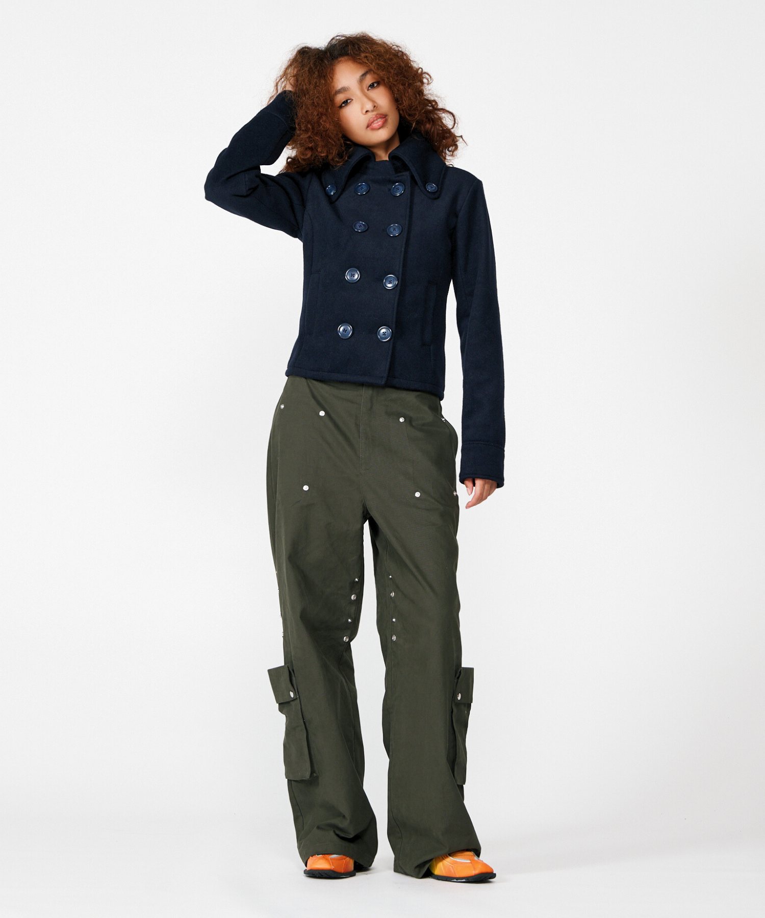 BIG COLLAR COMPACT COAT beeden BIG COLLAR COMPACT COAT beeden