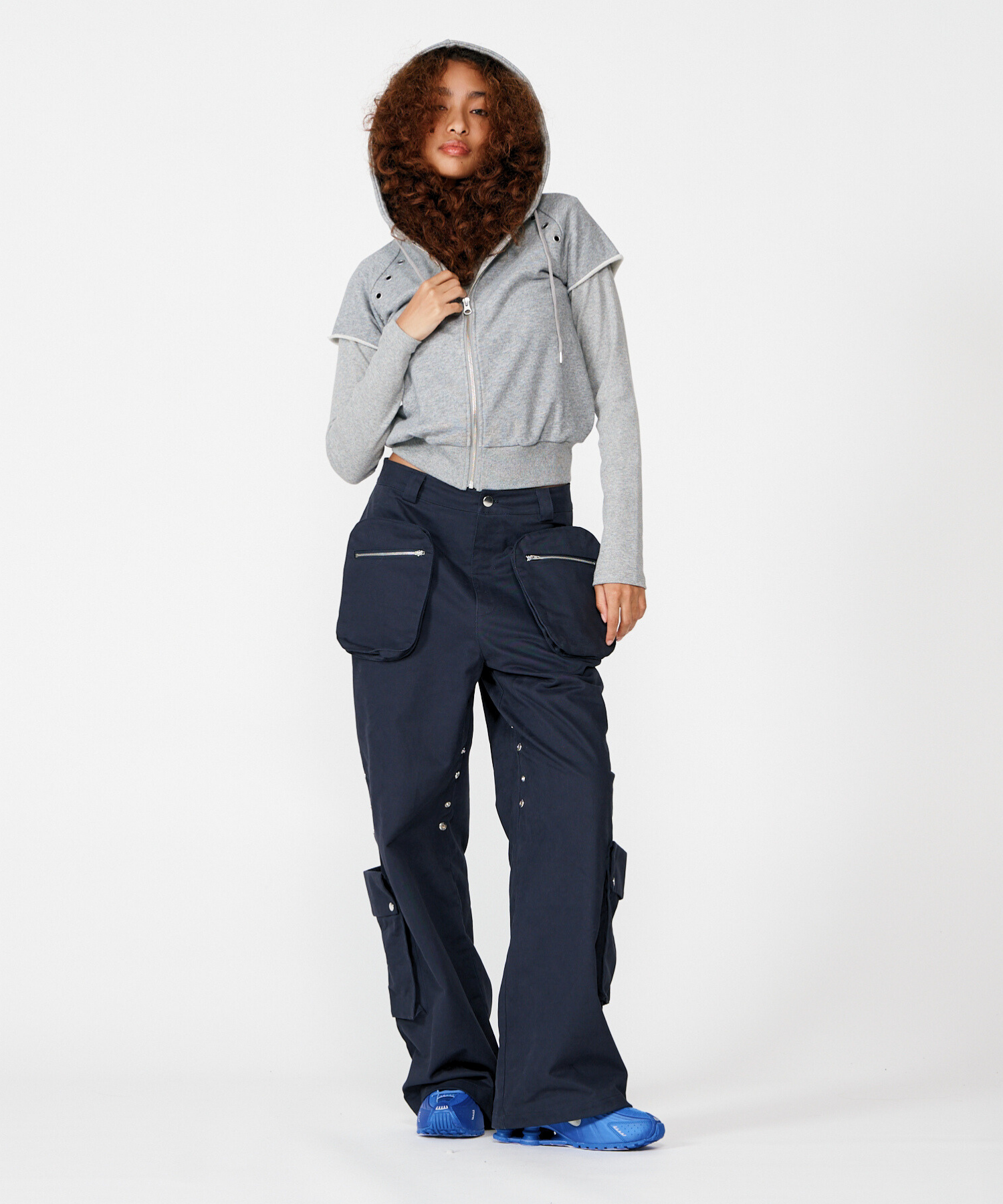 DETACHABLE POCKET TUCK STRAIGHT PANTS – BEEDEN DETACHABLE POCKET TUCK STRAIGHT PANTS – BEEDEN