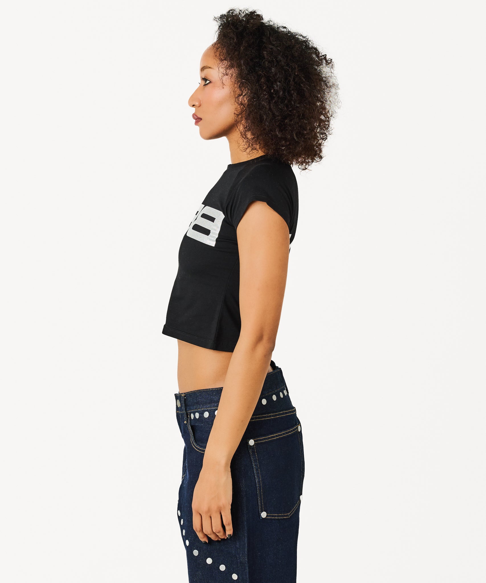 COMPACT GLITTER PRINT TEE – BEEDEN