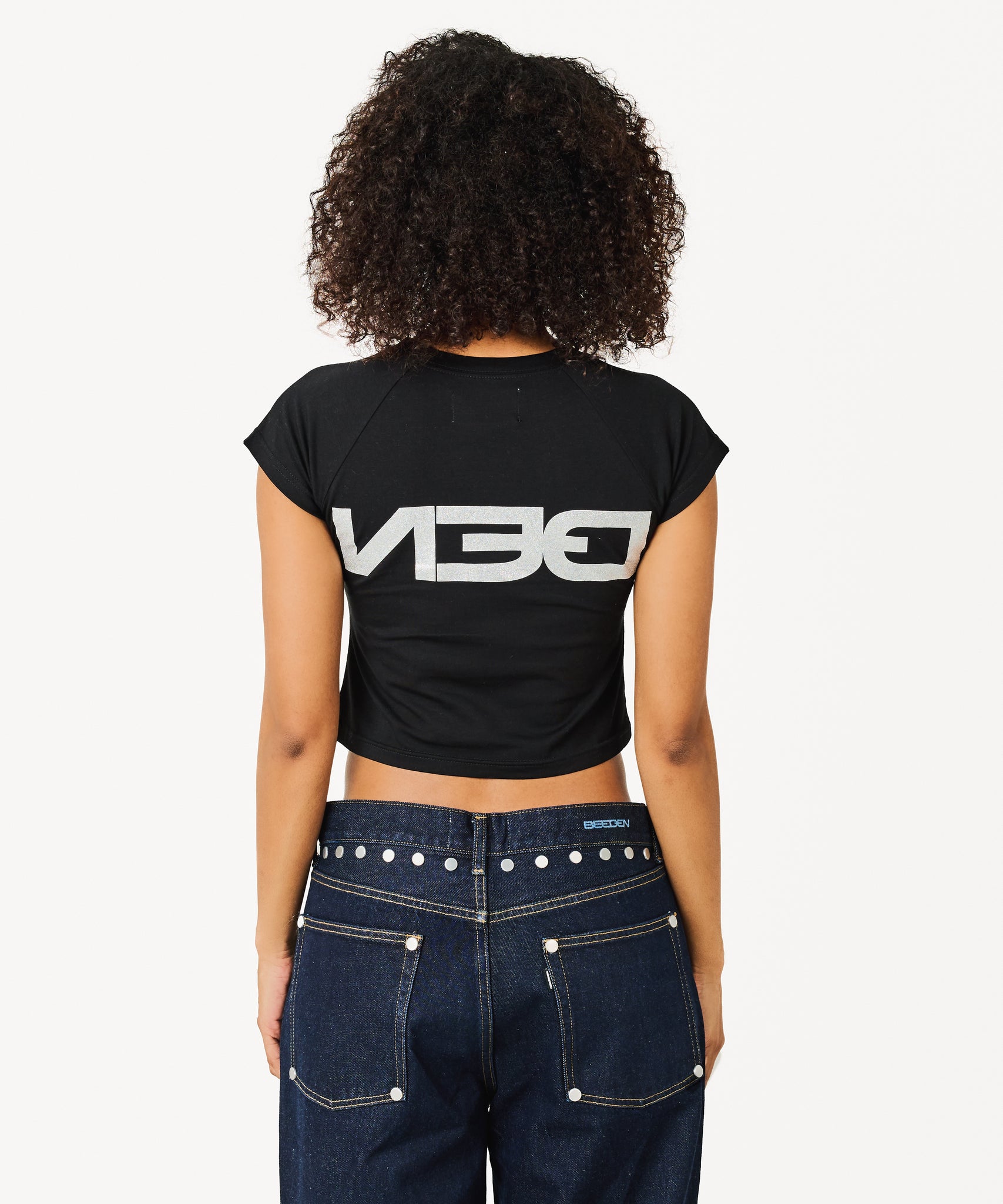 トップス BEEDEN COMPACT SPRAY PRINT TEE COMPACT GLITTER PRINT TEE – BEEDEN