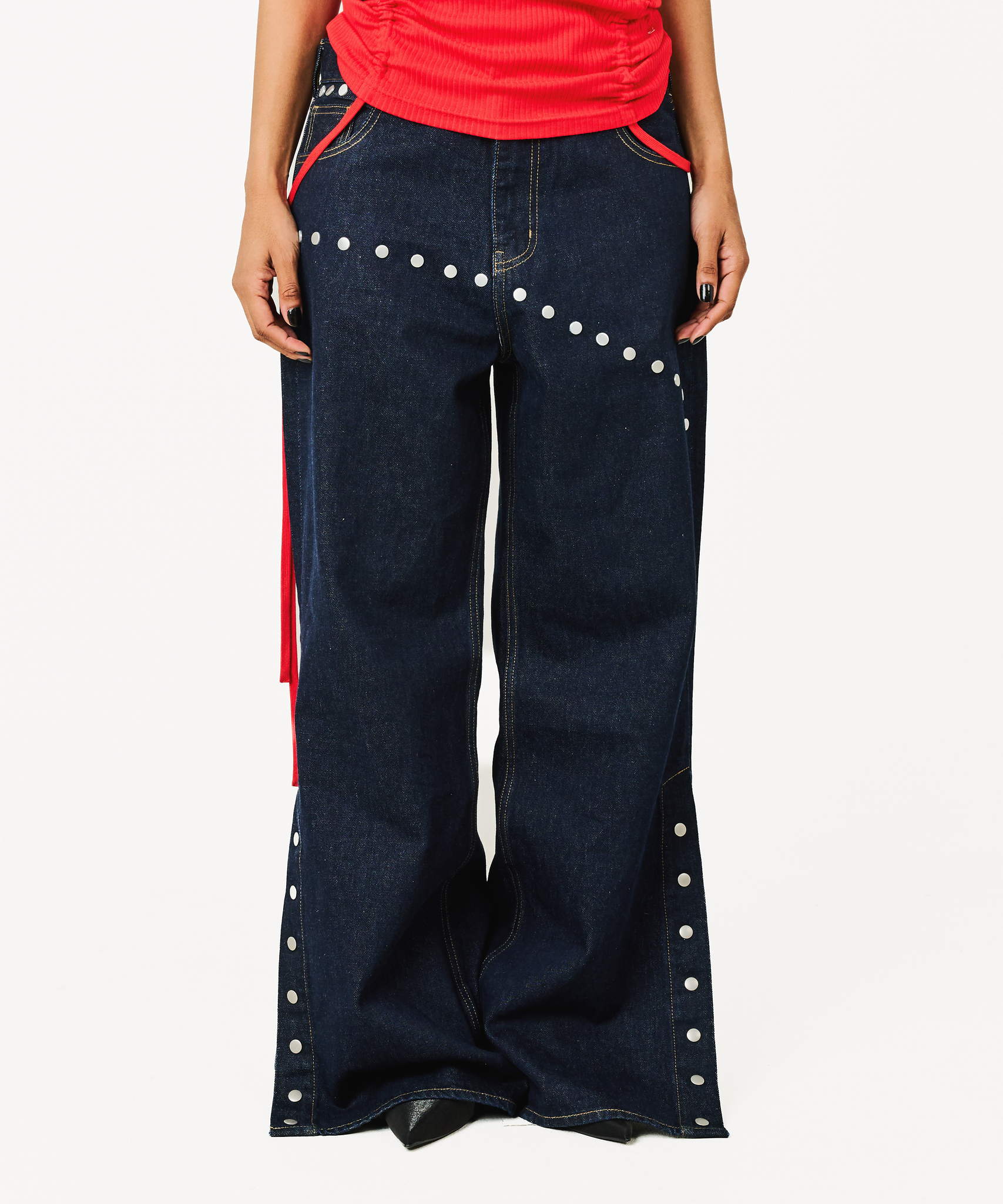 パンツ BEEDEN L STUDS SEMI LOOSE DENIM パンツ BEEDEN L STUDS SEMI パンツ BEEDEN L STUDS SEMI LOOSE DENIM パンツ BEEDEN L STUDS SEMI