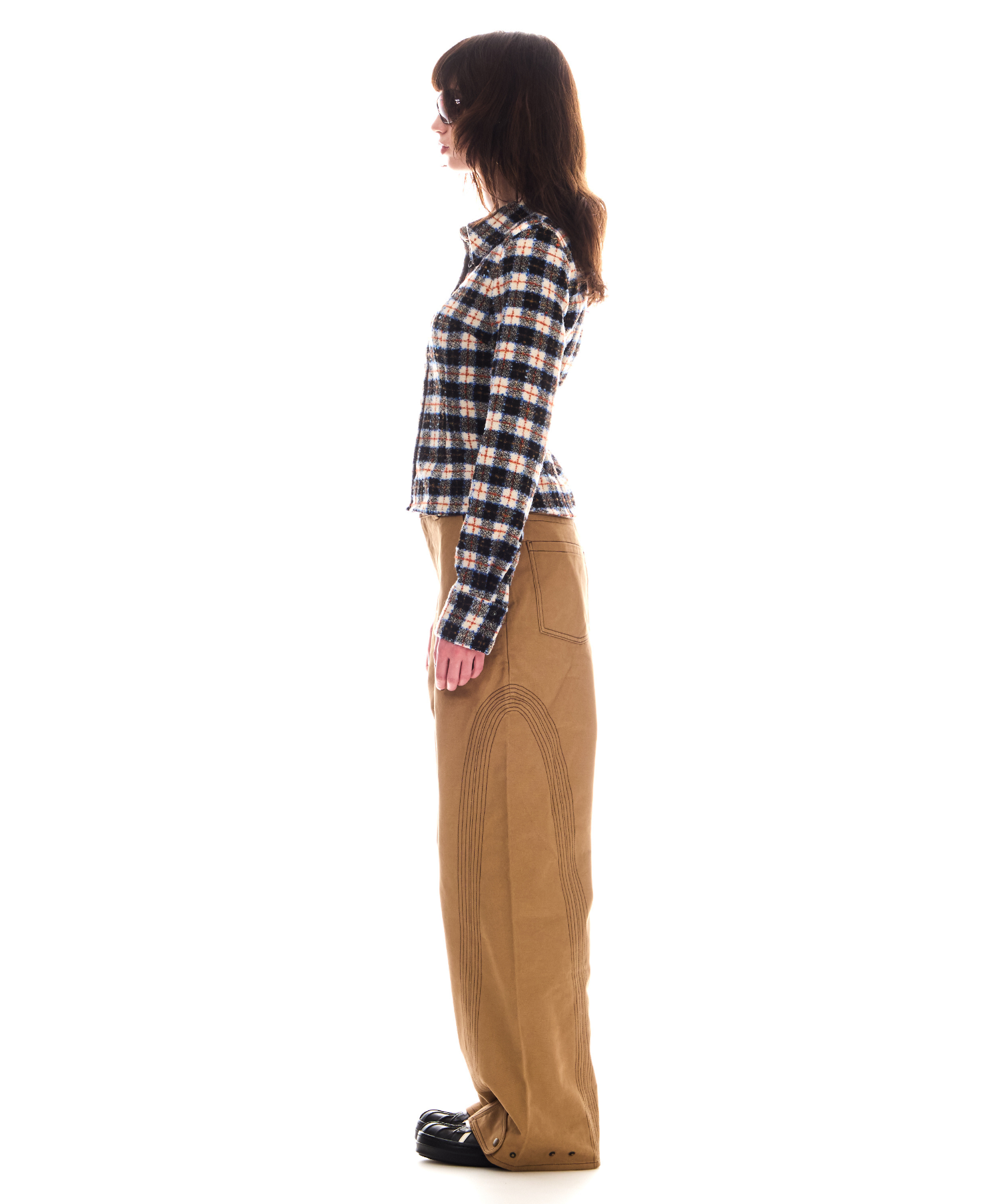 STITCH DESIGN LOOSE PANTS – BEEDEN STITCH DESIGN LOOSE PANTS – BEEDEN