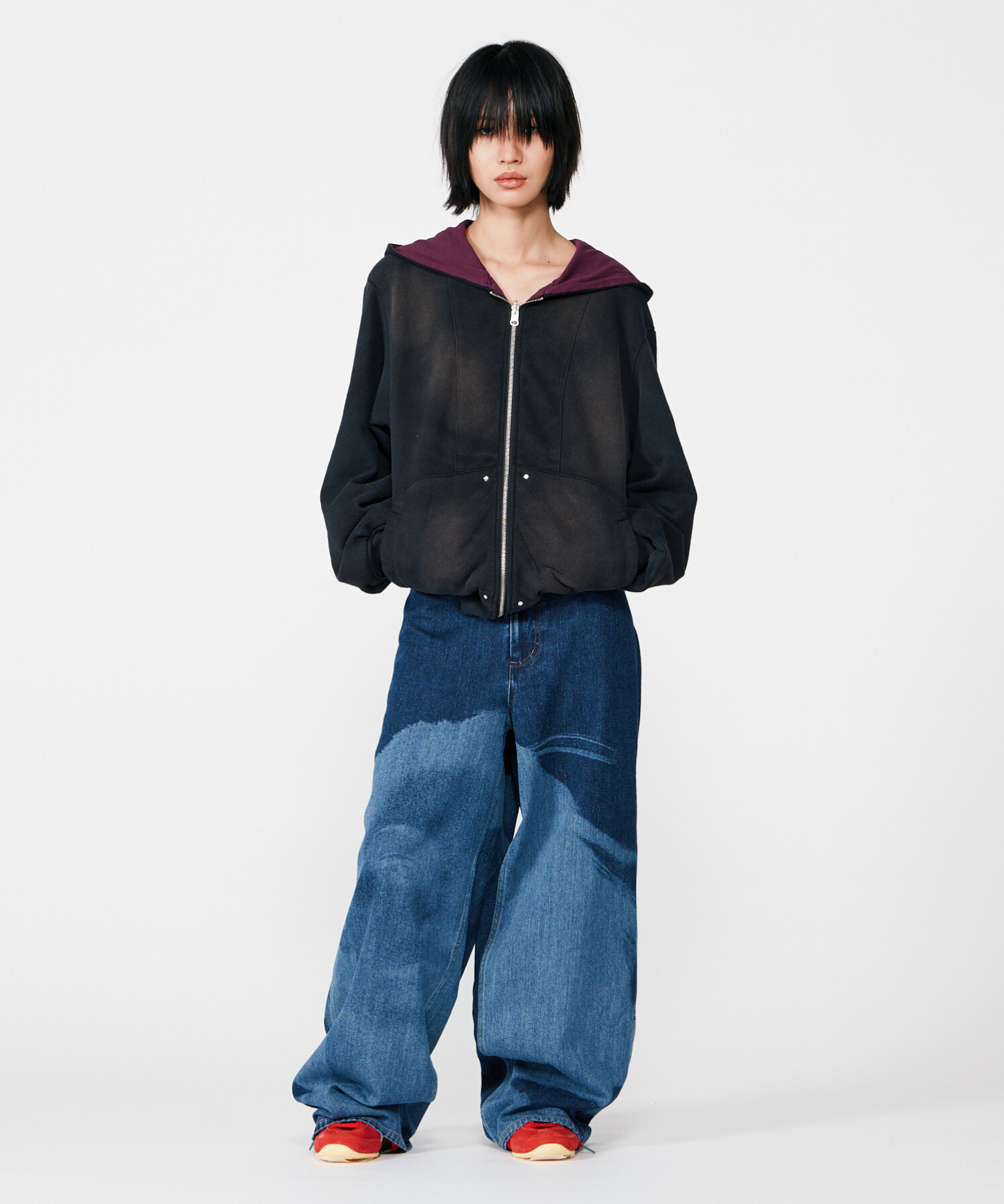 トップス BEEDEN BLEACH DYE REVERSIBLE PARKER トップス BEEDEN BLEACH DYE REVERSIBLE PARKER BLEACH DYE