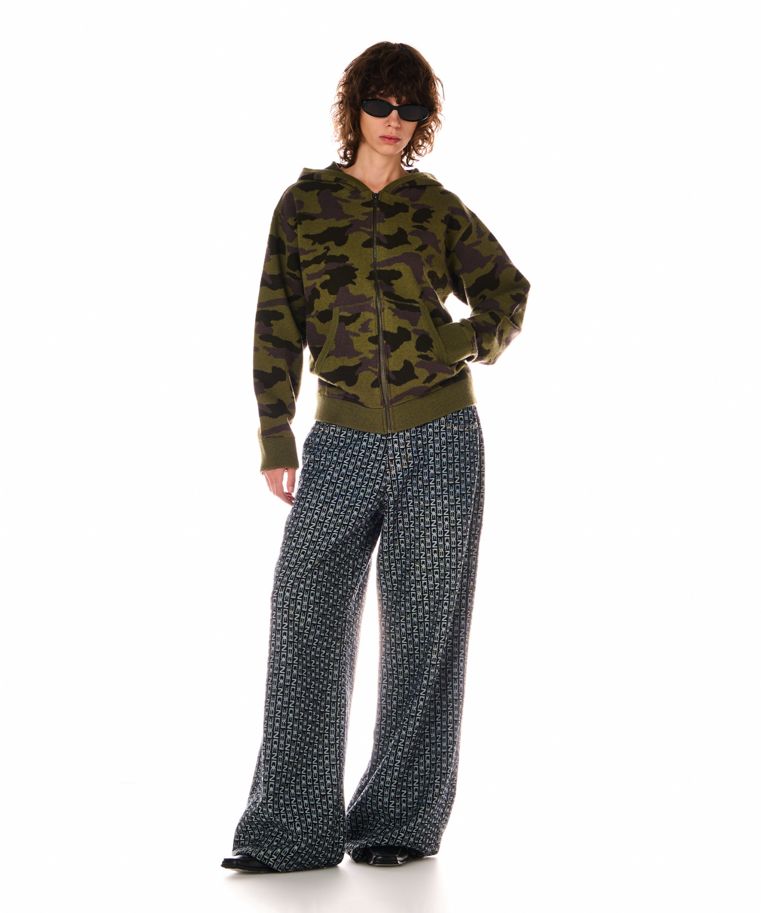 BEEDEN knit jo loose hoodie y2k パーカー BEEDEN knit jo BEEDEN knit jo loose hoodie y2k パーカー BEEDEN knit jo