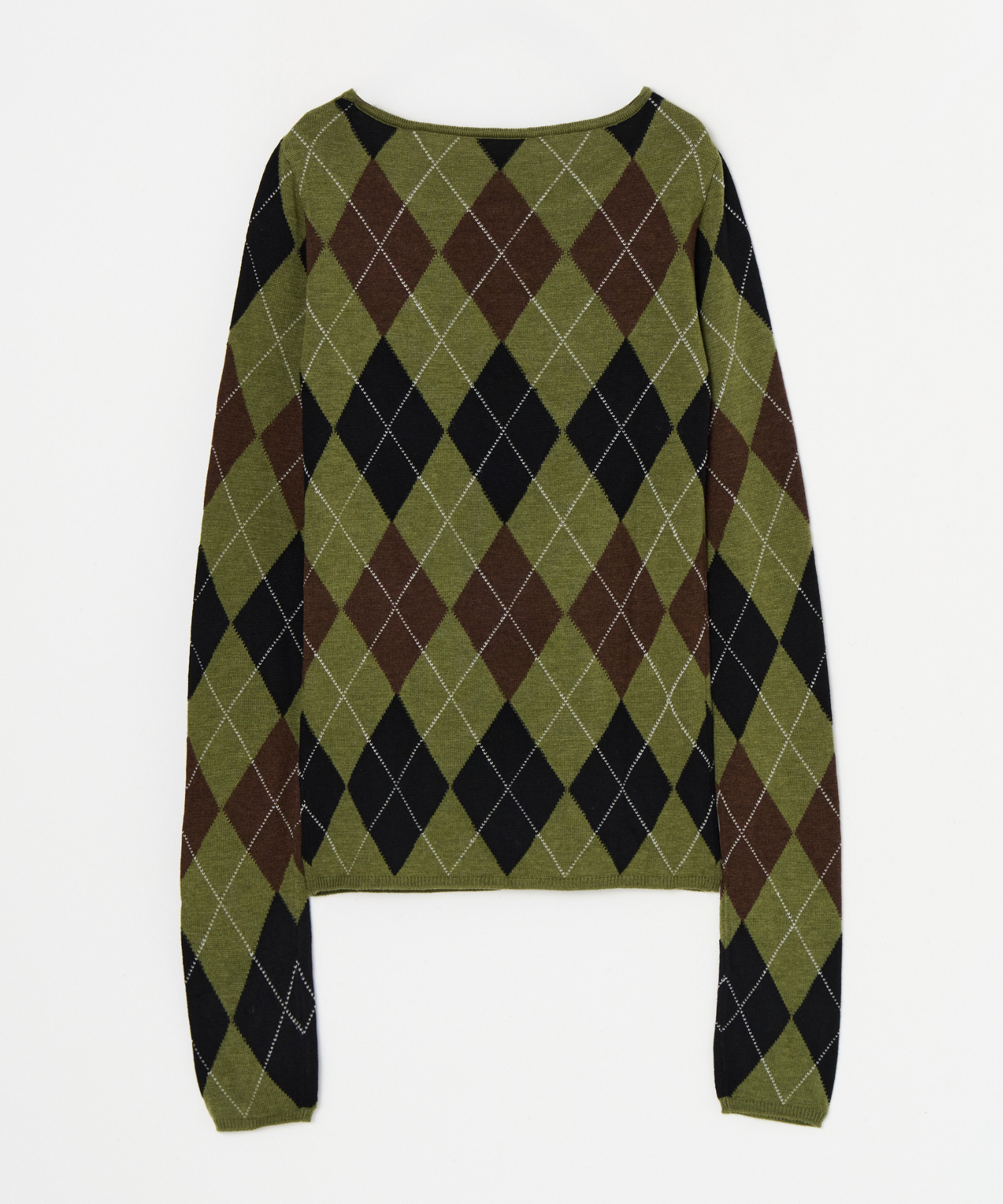 ARGYLE LOOSE KNIT TOPS – BEEDEN ARGYLE LOOSE KNIT TOPS – BEEDEN
