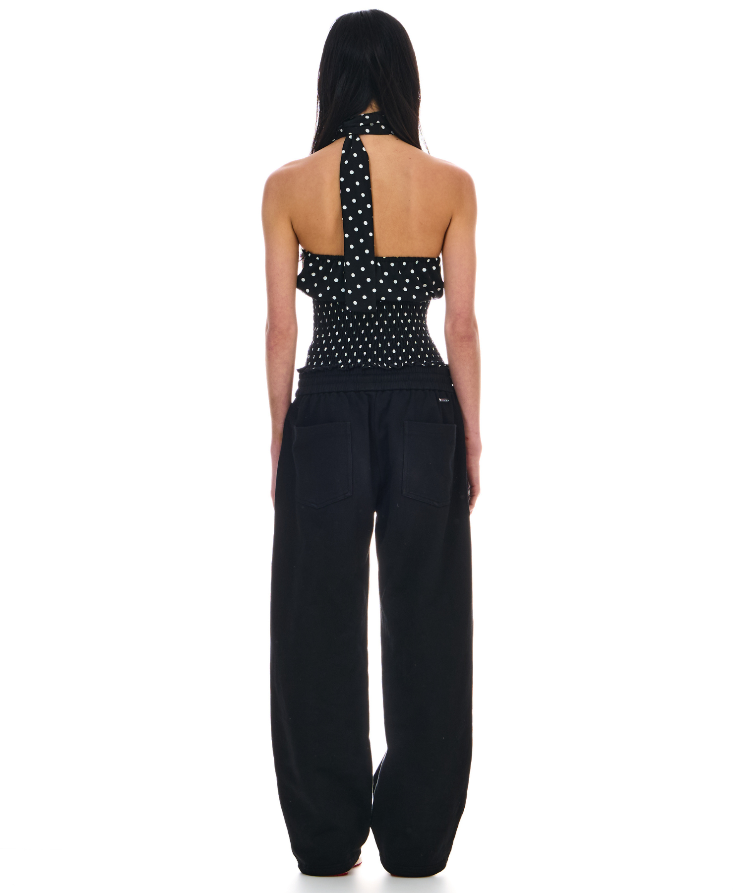 トップス BEEDEN DOTS SCARF NECK TOPS トップス BEEDEN DOTS SCARF NECK TOPS DOTS SCARF NECK TOPS